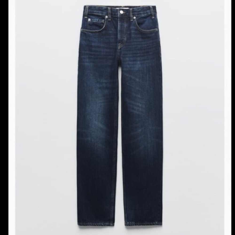 Zara NWT HIGH RISE SLIM JEANS